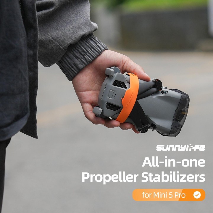 For DJI Mini 5 Pro Sunnylife Blade Holder Fixed Propeller Fixer Guard (Black)
