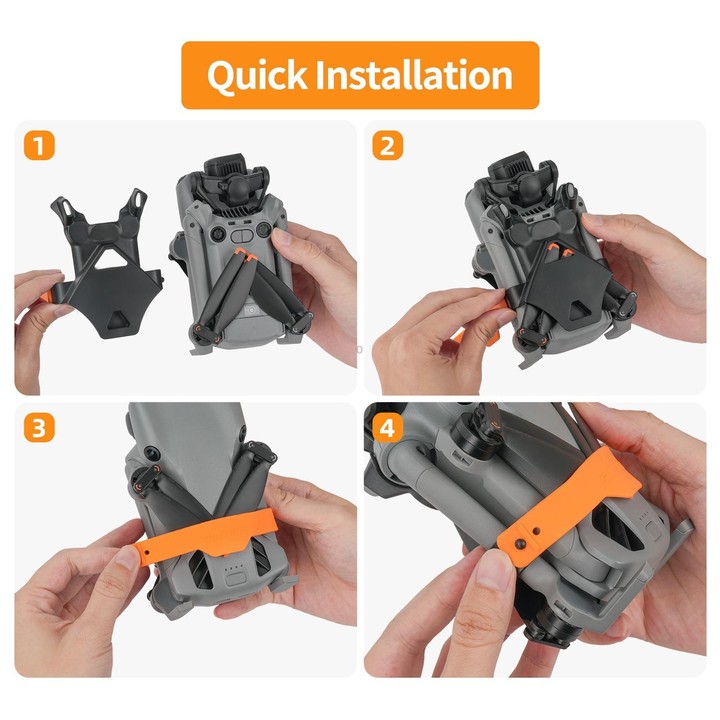 For DJI Mini 5 Pro Sunnylife Blade Holder Fixed Propeller Fixer Guard (Black)