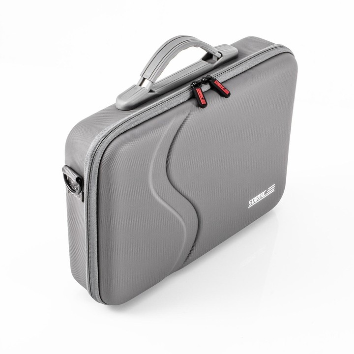 For DJI Osmo Action 5 Pro STARTRC Portable Handbag Shoulder PU Storage Bag (Dark Gray)