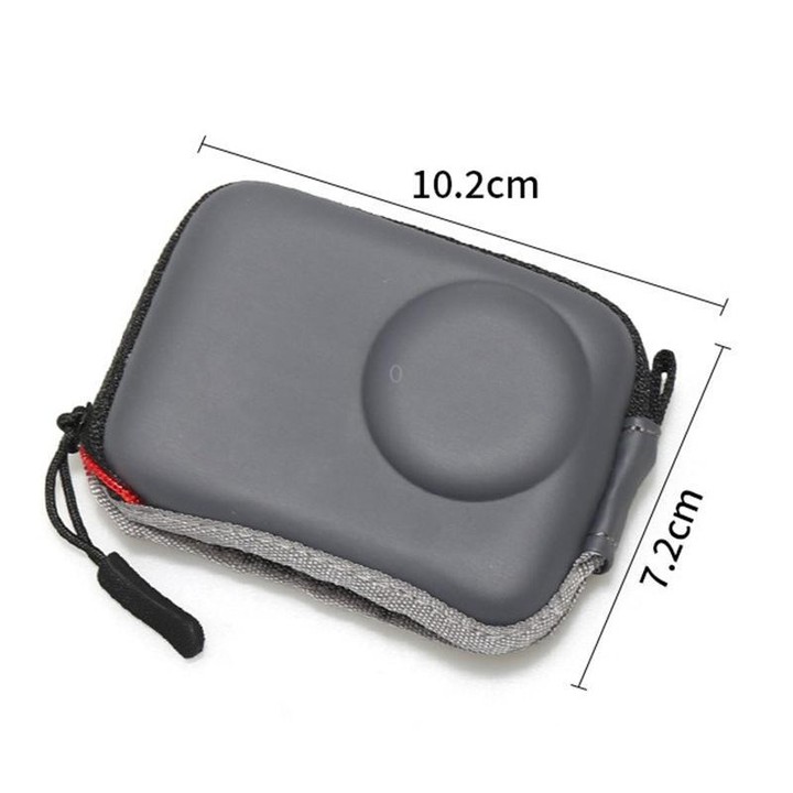 For DJI Osmo Action 5 Pro / 4 / 3 Mini Portable Body PU EVA Storage Bag (Black)