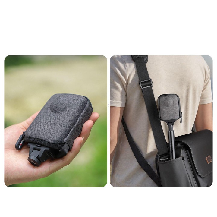 For DJI Osmo 360 Sunnylife Portable Body Half Coverage Storage Box Bag (Grey)