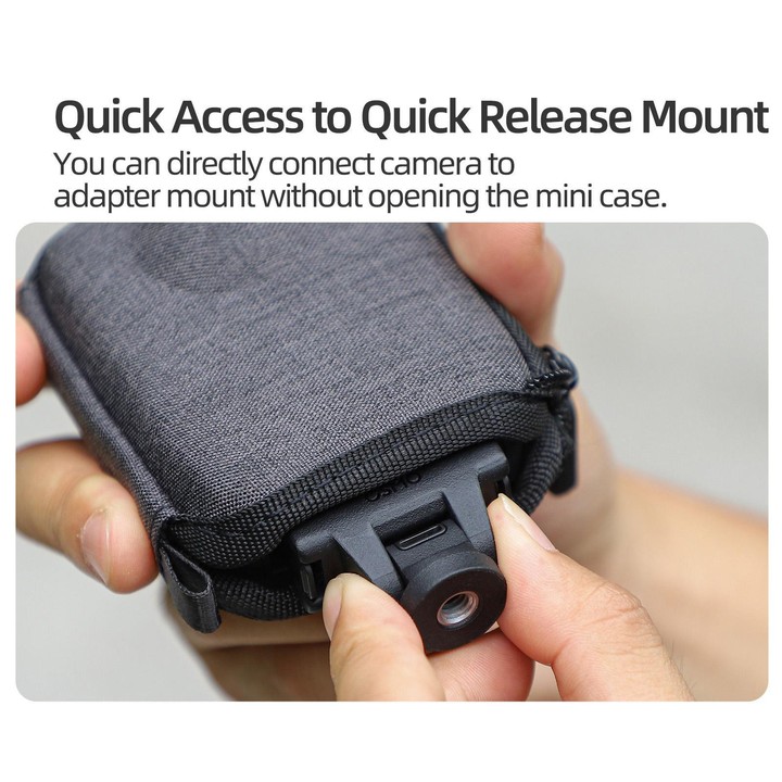 For DJI Osmo 360 Sunnylife Portable Body Half Coverage Storage Box Bag (Grey)