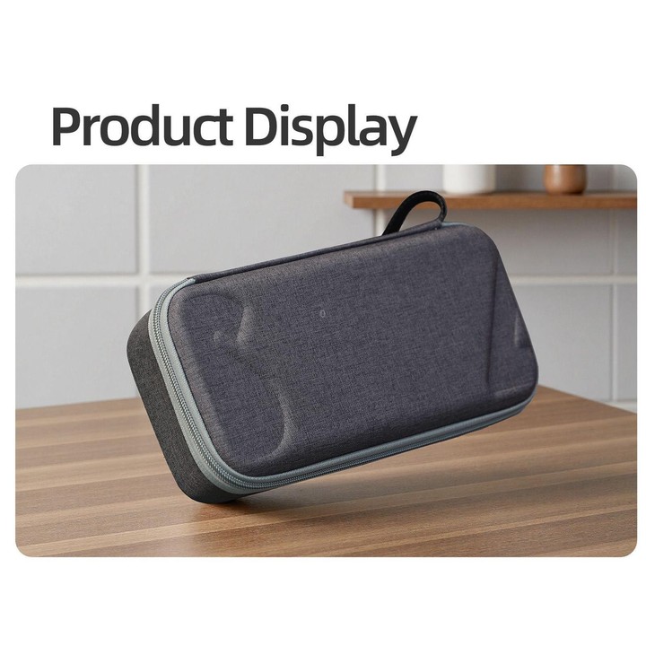 For DJI Osmo 360 Sunnylife Standard Travel Hard Storage Box Expansion Handbag (Grey)
