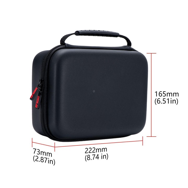 For DJI Osmo Pocket 4P STARTRC Portable Carrying Case Molded All-round Set Storage Bag (Black)
