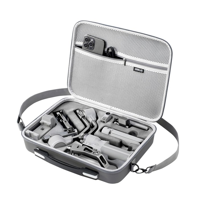 For DJI RS 4 Mini STARTRC Storage Case Box Suitcase (Dark Gray)