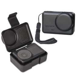 Sunnylife Portable Protective Cover Shock-proof Dust-proof Storage Box with Lanyard for DJI Osmo Action 6 / 5 Pro / 4 / 3 (Black