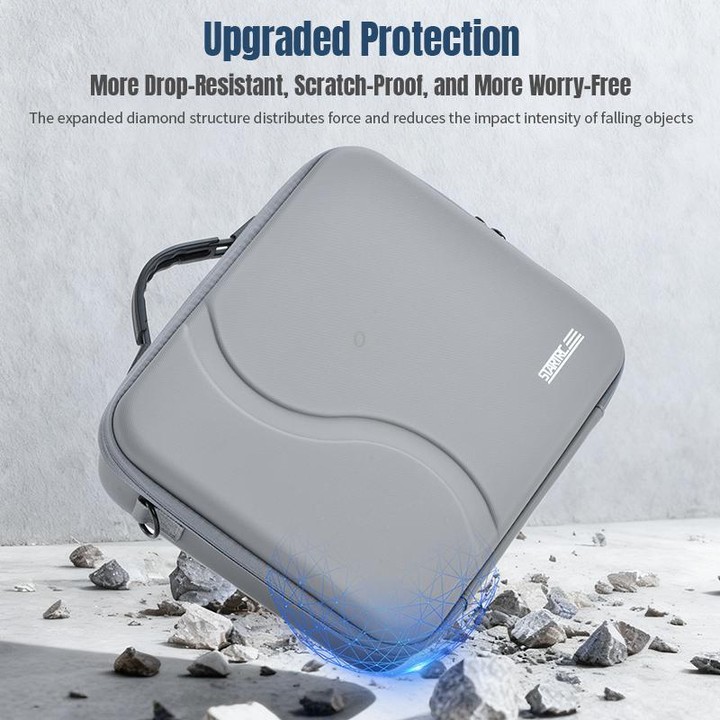 For DJI Neo 2 STARTRC Shoulder Storage Bag Handbag (Grey)