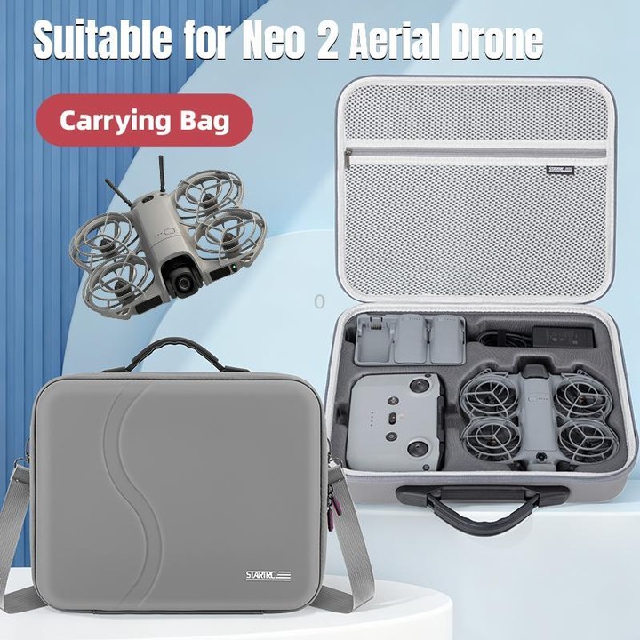 For DJI Neo 2 STARTRC Shoulder Storage Bag Handbag (Grey)