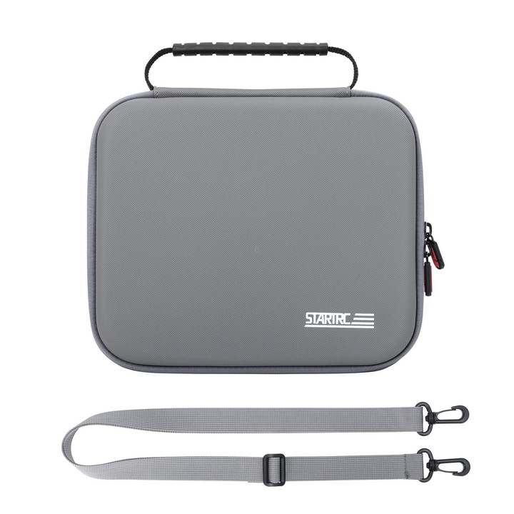For DJI Neo 2 STARTRC PU Shoulder Storage Bag Drone Body Handbag (Grey)