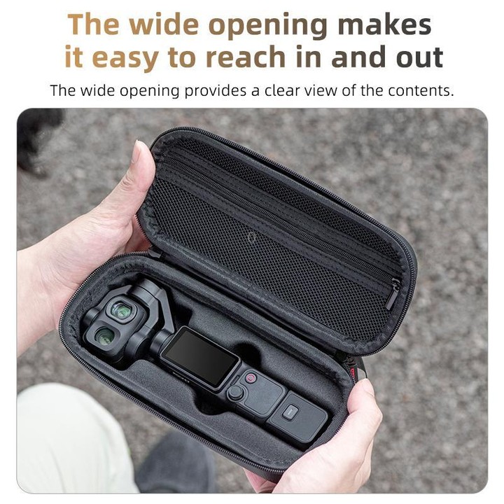 For DJI Osmo Pocket 4P STARTRC Portable Carrying Case Body Storage Bag (Black)