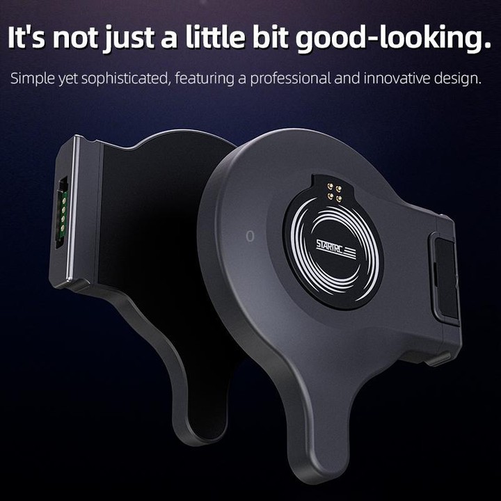 For DJI Osmo Mobile 7 / 7P / 8 STARTRC Magsafe Ring Adapter Phone Holder (Black)