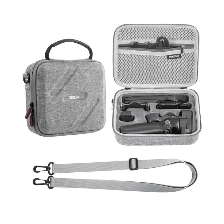 For DJI Osmo Mobile 7 / 7P / 8 STARTRC Portable Shockproof Nylon Case Bag (Grey)