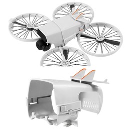 For DJI Flip STARTRC Battery Quick-release Flying Tail Cover (Grey)