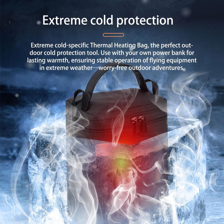 STARTRC V2 Battery Constant Temperature Heating Bag For DJI Drone Battery (Black)