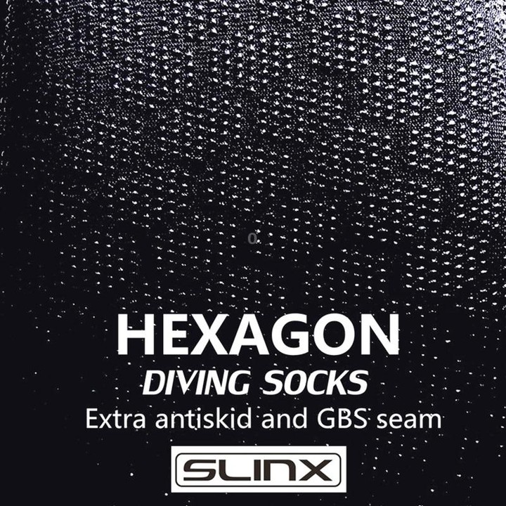 SLINX 1702 3mm Neoprene Non-slip Warm Diving Socks, Size: M