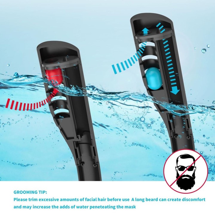 Water Sports Diving Equipment Full Dry Silicone Diving Mask Swimming Glasses for GoPro Hero11 Black / HERO10 Black / HERO9 Black