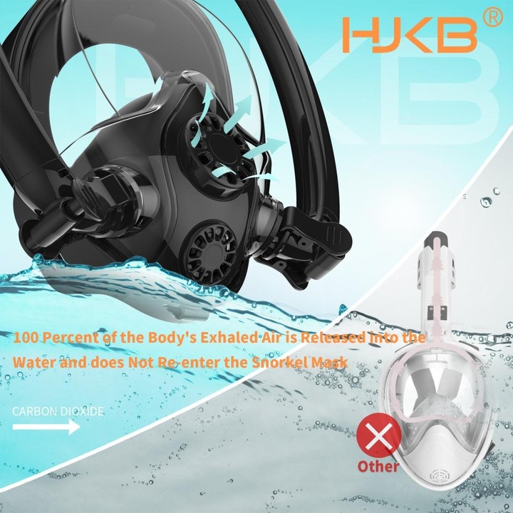 Water Sports Diving Equipment Full Dry Silicone Diving Mask Swimming Glasses for GoPro Hero11 Black / HERO10 Black / HERO9 Black