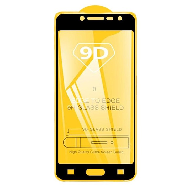 25 PCS 9D Full Glue Full Screen Tempered Glass Film For Galaxy J2 Prime