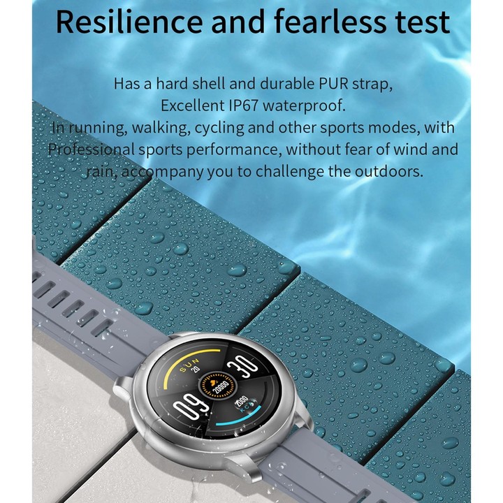 CF22 1.3 inch IPS Color Screen IP67 Waterproof Smart Watch, Support Sleep Monitor / Heart Rate Monitor / Blood Pressure Monitor(