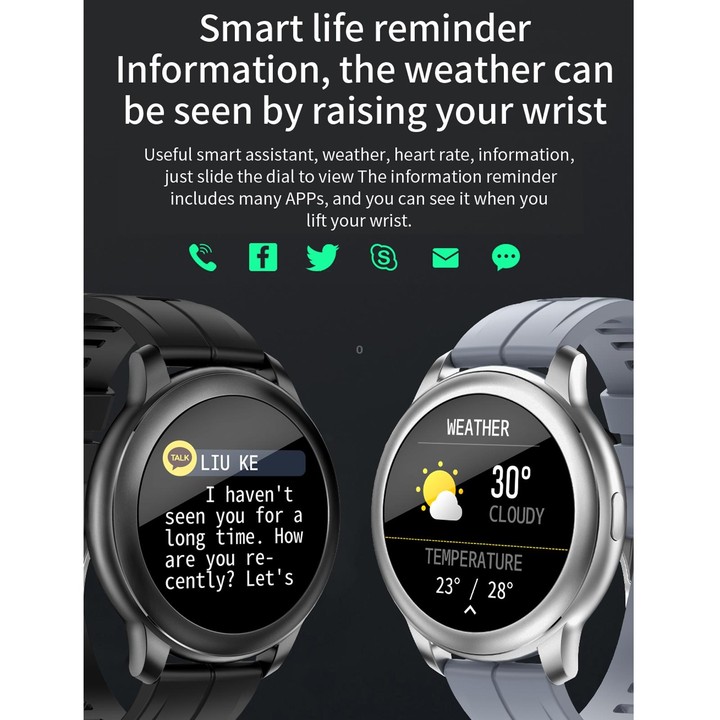 CF22 1.3 inch IPS Color Screen IP67 Waterproof Smart Watch, Support Sleep Monitor / Heart Rate Monitor / Blood Pressure Monitor(