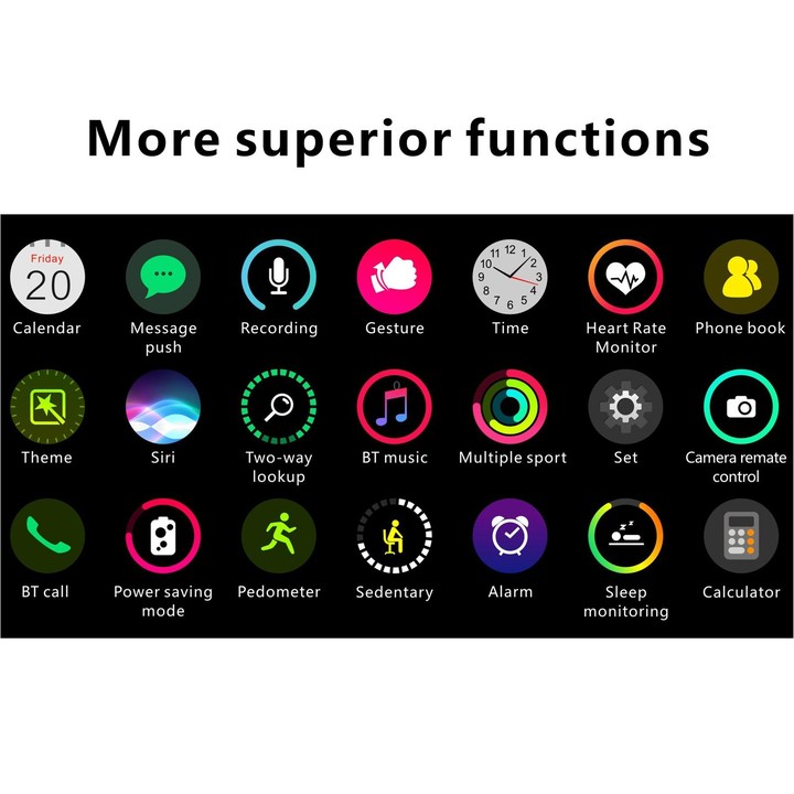H55Pro 1.4 inch TFT Screen Smart Bluetooth Watch, Support Sleep Monitor / Heart Rate Monitor / Blood Pressure Monitor, Style: Si