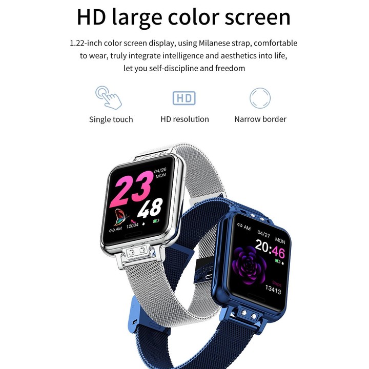 ZL13 1.22 inch Color Screen IP67 Waterproof Smart Watch, Support Sleep Monitor / Heart Rate Monitor / Menstrual Cycle Reminder,