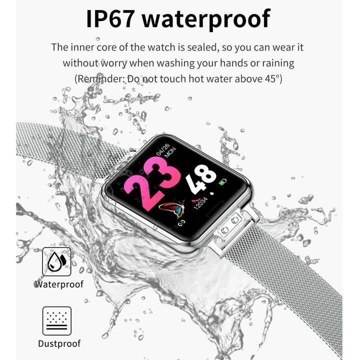 ZL13 1.22 inch Color Screen IP67 Waterproof Smart Watch, Support Sleep Monitor / Heart Rate Monitor / Menstrual Cycle Reminder,