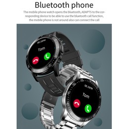 G3 1.3 inch Full-fit Round Screen Smart Watch, Support Sleep Monitor / Heart Rate Monitor / Temperature Monitoring(Black)