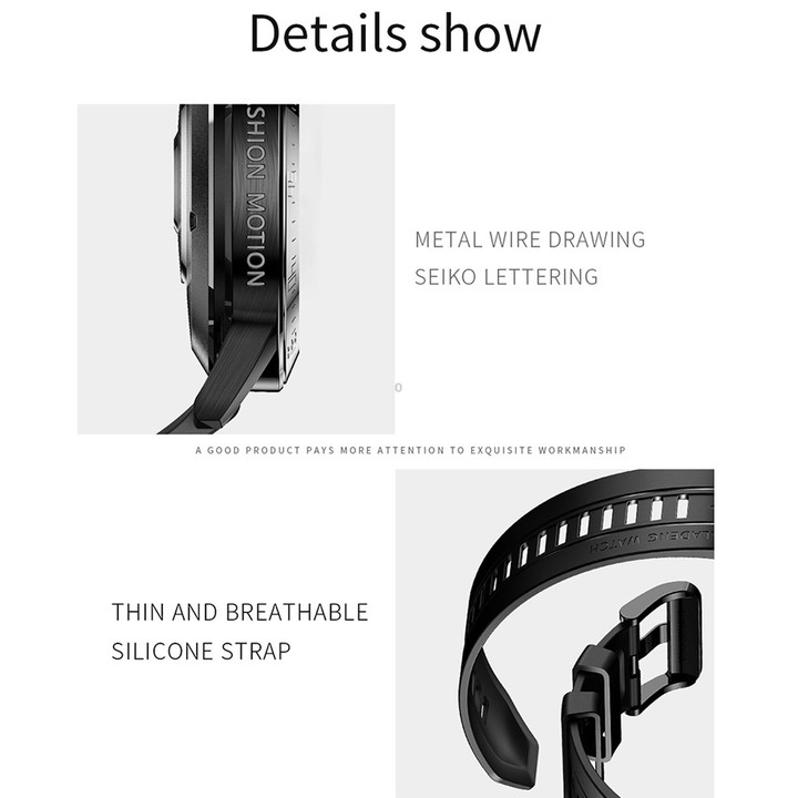 G3 1.3 inch Full-fit Round Screen Smart Watch, Support Sleep Monitor / Heart Rate Monitor / Temperature Monitoring(Black)