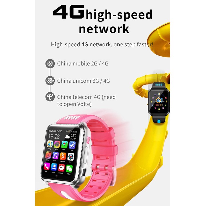 H1 1.54 inch Full-fit Screen Dual Cameras Smart Phone Watch, Support SIM Card / GPS Tracking / Real-time Trajectory / Temperatur