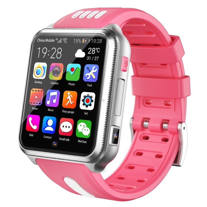 H1 1.54 inch Full-fit Screen Dual Cameras Smart Phone Watch, Support SIM Card / GPS Tracking / Real-time Trajectory / Temperatur