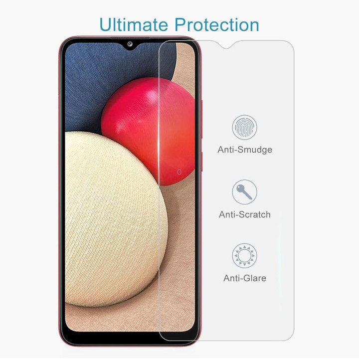 10 PCS For Samsung Galaxy A02s 0.26mm 9H 2.5D Tempered Glass Film
