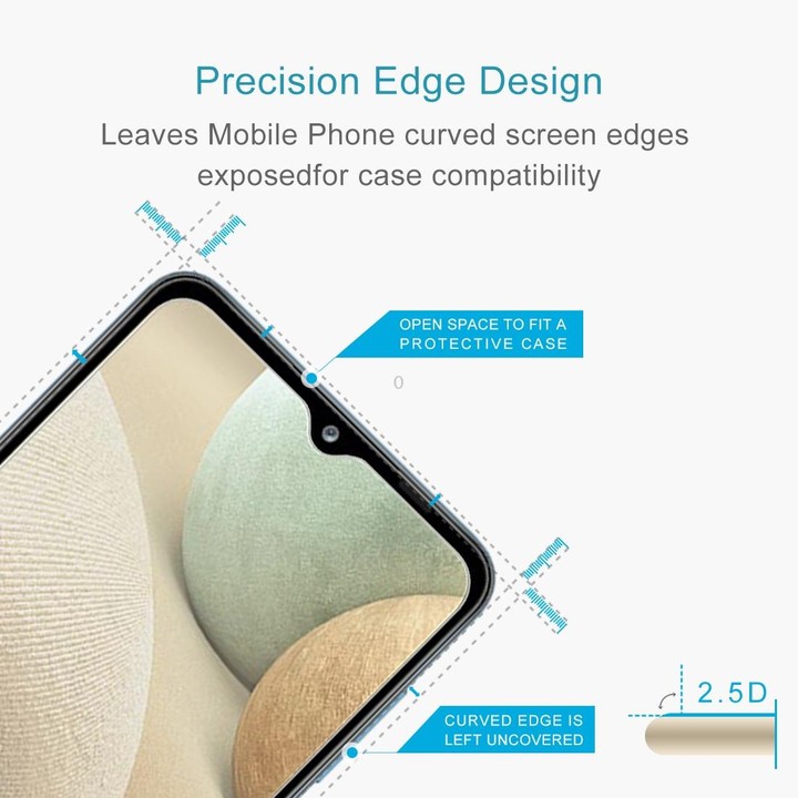 For Samsung Galaxy A12 5G / A12 / A12 Nacho / M12 / A13 5G 5G 50 PCS 0.26mm 9H 2.5D Tempered Glass Film
