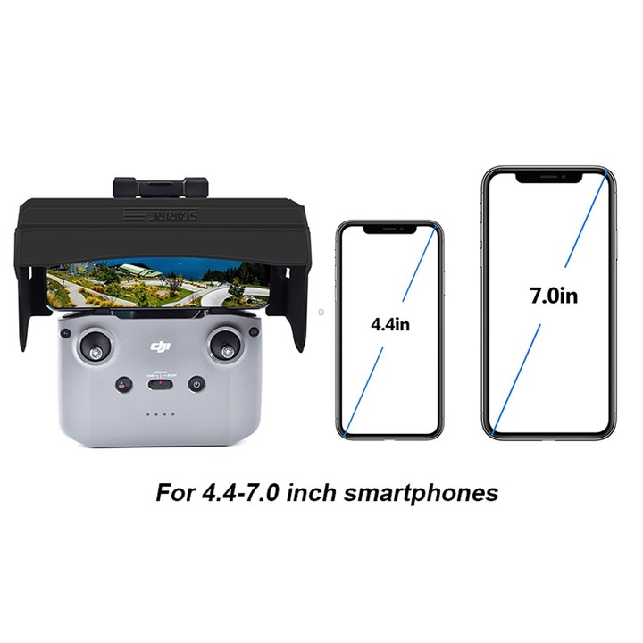 STARTRC 1108859 Dedicated Foldable Remote Control Magnetic Sunshade Anti-reflective Plate for DJI Mini 2 / Mavic Air 2 / Air 2S(
