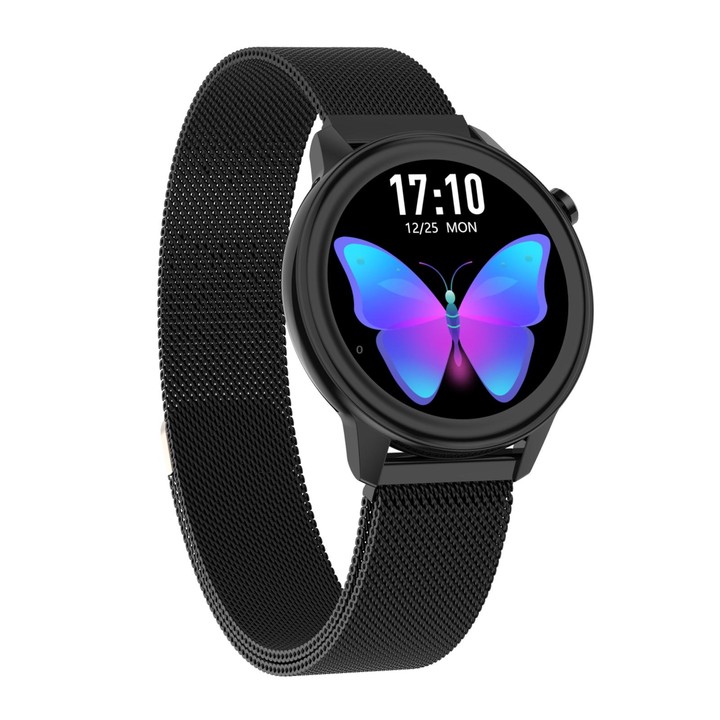 F80 1.3 inch TFT Color Screen IP68 Waterproof Women Smart Watch, Support Body Temperature Monitor / Blood Pressure Monitor / Men