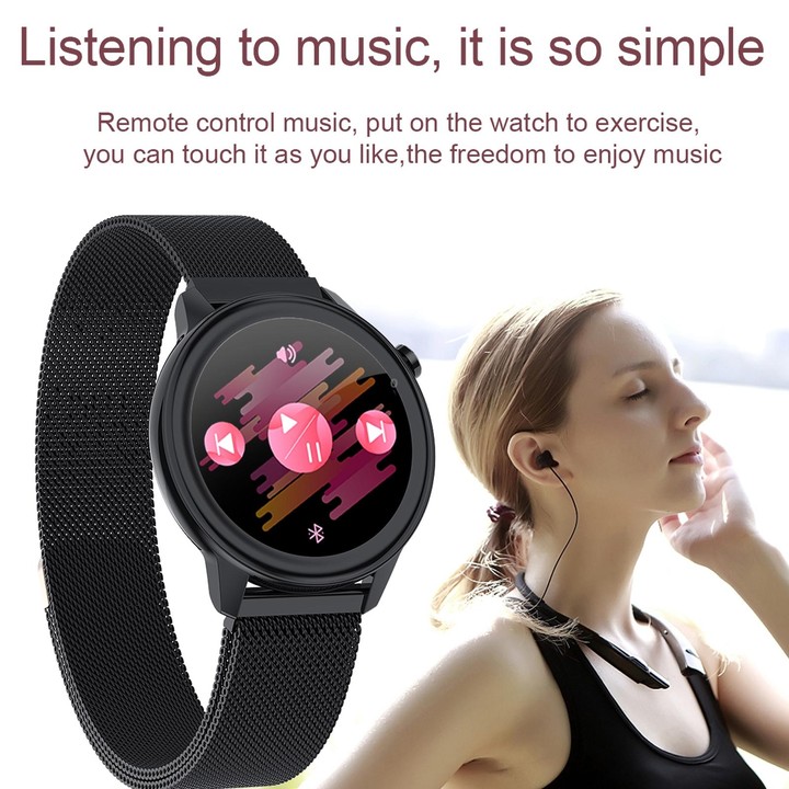 F80 1.3 inch TFT Color Screen IP68 Waterproof Women Smart Watch, Support Body Temperature Monitor / Blood Pressure Monitor / Men