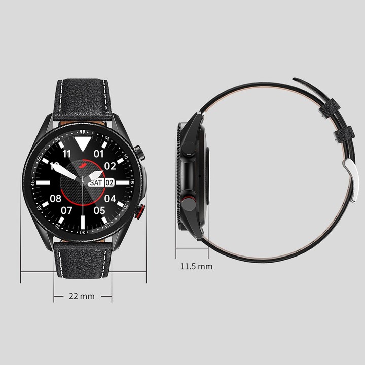 M98 1.28 inch IPS Color Screen IP67 Waterproof Smart Watch, Support Sleep Monitor / Heart Rate Monitor / Bluetooth Call, Style:S