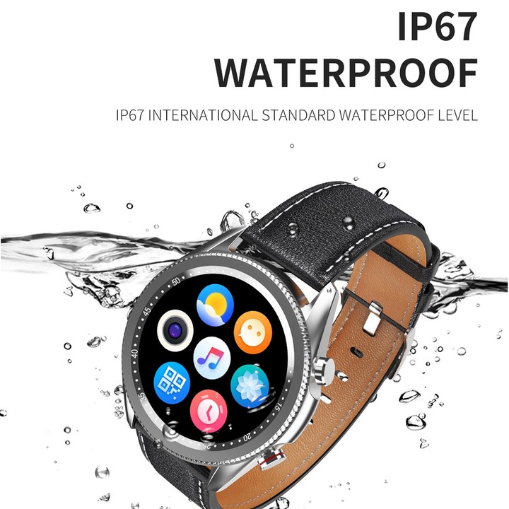 M98 1.28 inch IPS Color Screen IP67 Waterproof Smart Watch, Support Sleep Monitor / Heart Rate Monitor / Bluetooth Call, Style:S