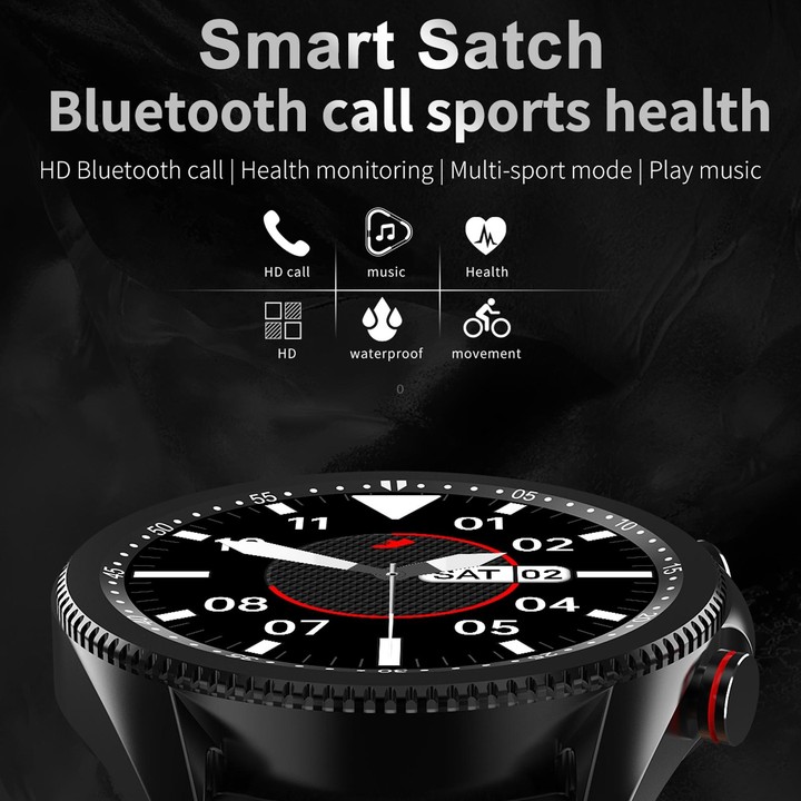 M98 1.28 inch IPS Color Screen IP67 Waterproof Smart Watch, Support Sleep Monitor / Heart Rate Monitor / Bluetooth Call, Style:L
