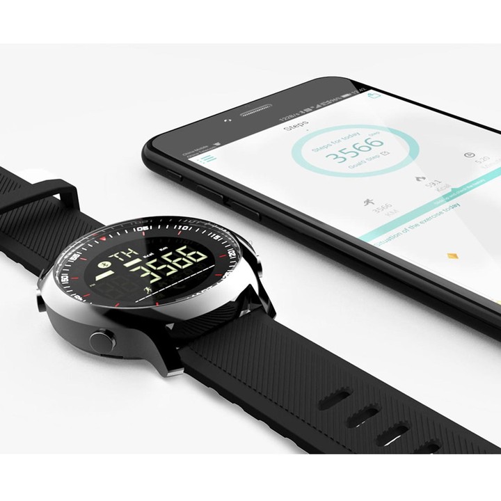 Lokmat MK18 1.1 inch Circle Screen IP68 Waterproof Smart Watch, Support Information Reminder / Remote Camera / Walking Motion Mo