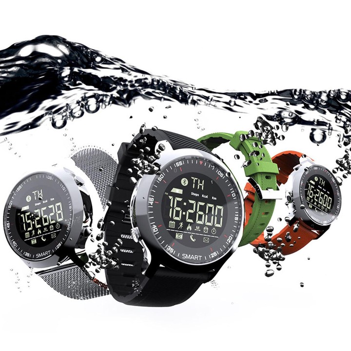 Lokmat MK18 1.1 inch Circle Screen IP68 Waterproof Smart Watch, Support Information Reminder / Remote Camera / Walking Motion Mo