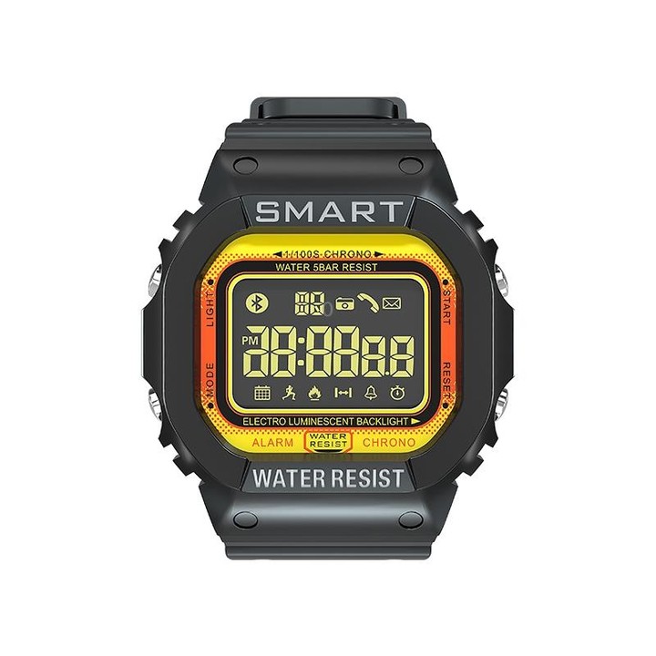 Lokmat MK22 1.21 inch FSTN LCD Screen 50m Waterproof Smart Watch, Support Information Reminder / Remote Camera / Sport Record(Or