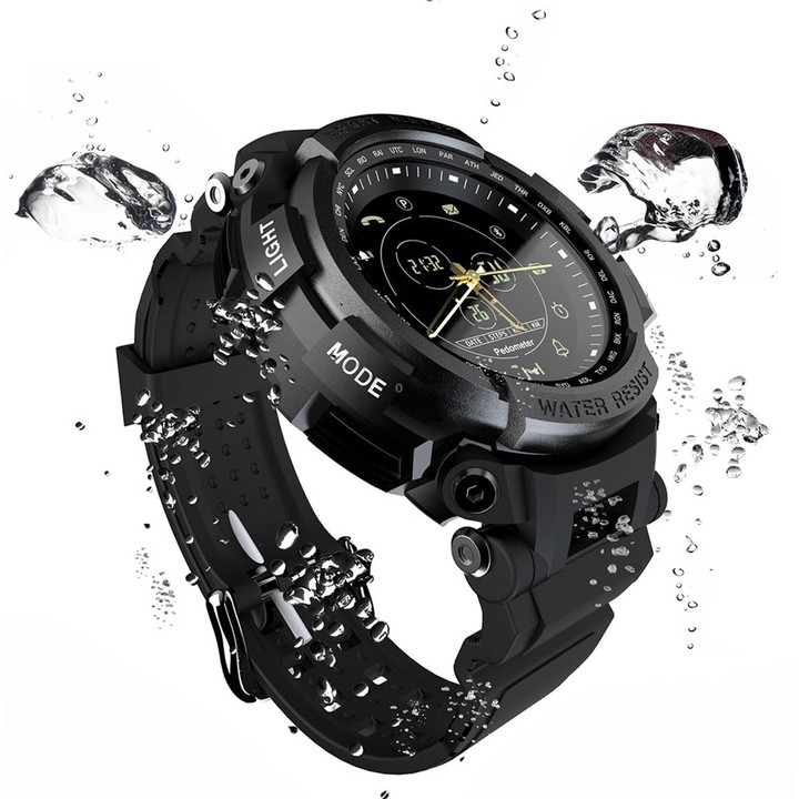 Lokmat MK28 1.4 inch FSTN Screen IP68 Waterproof Smart Watch, Support Information Reminder / Remote Camera / Sport Record(Blue)