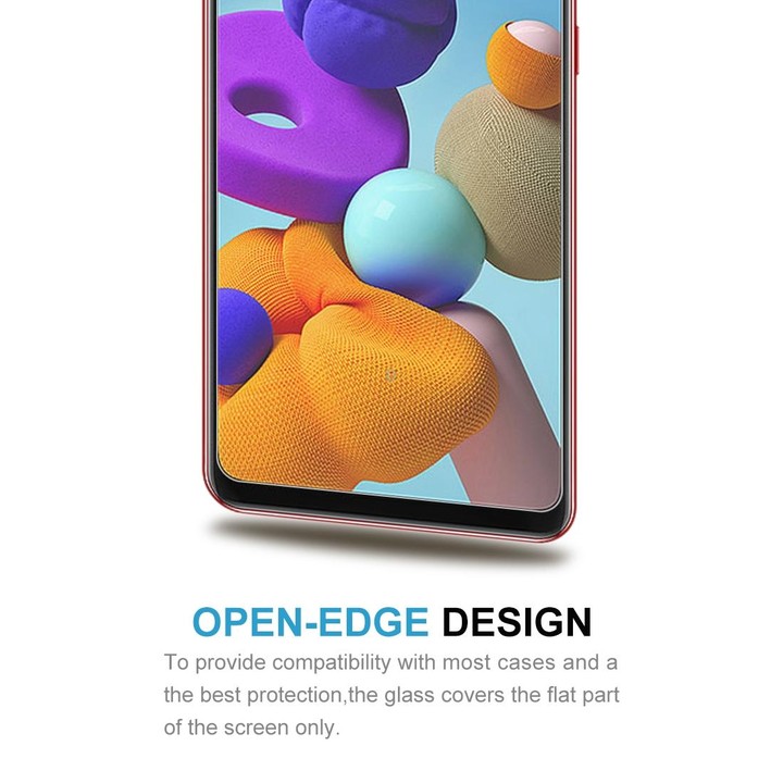 For Samsung Galaxy A21s 0.26mm 9H 2.5D Tempered Glass Film