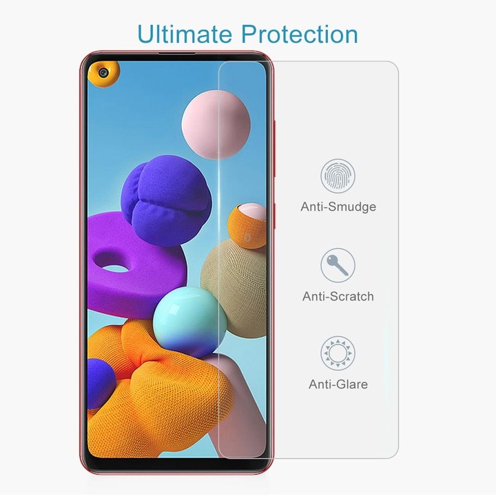 For Samsung Galaxy A21s 0.26mm 9H 2.5D Tempered Glass Film