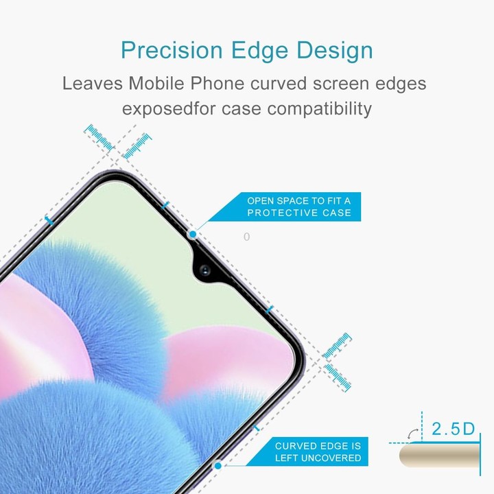 For Samsung Galaxy A30s 0.26mm 9H 2.5D Tempered Glass Film