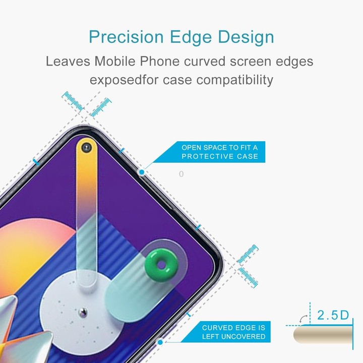 For Samsung Galaxy M11 & A11 10 PCS 0.26mm 9H 2.5D Tempered Glass Film