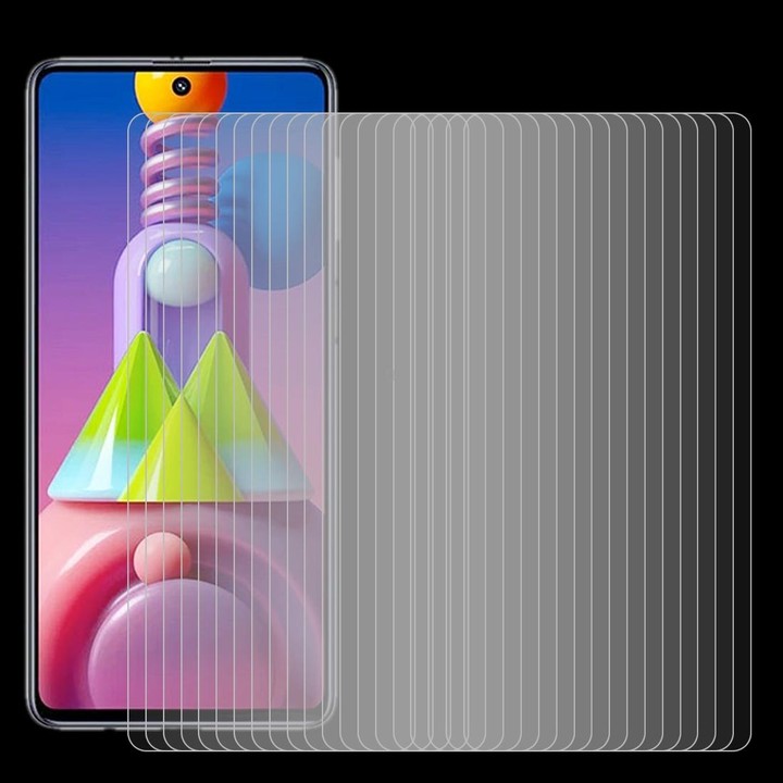 For Samsung Galaxy M51 50 PCS 0.26mm 9H 2.5D Tempered Glass Film