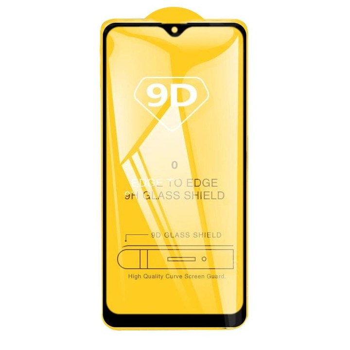 For Samsung Galaxy M01s 9D Full Glue Full Screen Tempered Glass Film