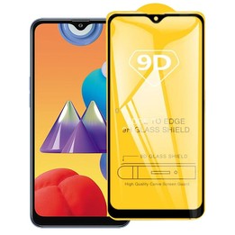 For Samsung Galaxy M01s 9D Full Glue Full Screen Tempered Glass Film